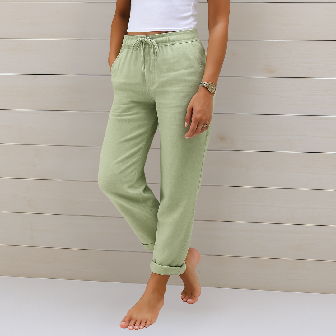 Breezy | Premium Stretch Linen Trousers