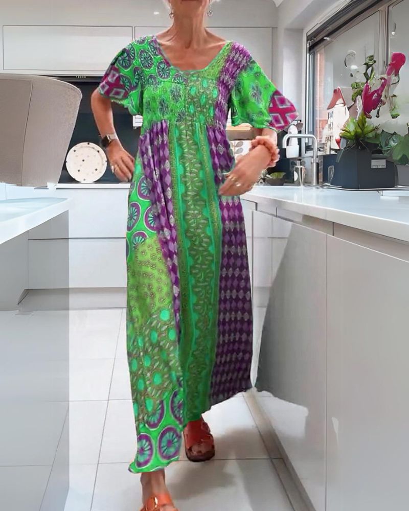 Melania | Colorful Bohemian Dress