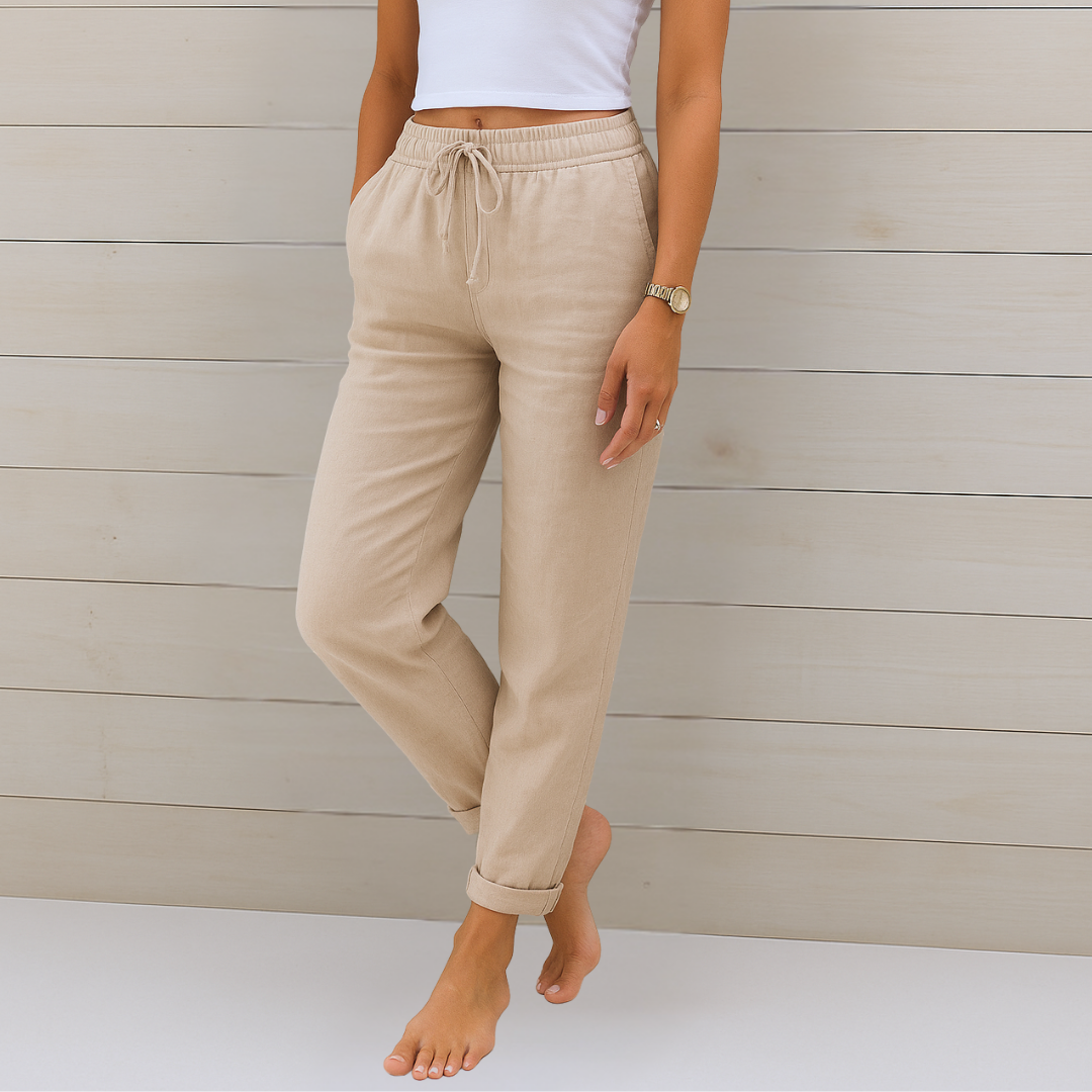 Breezy | Premium Stretch Linen Trousers