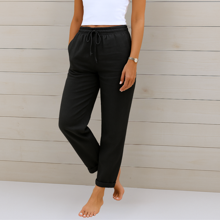 Breezy | Premium Stretch Linen Trousers