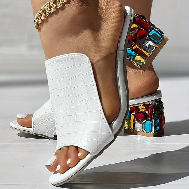 Savannah | Leather Heel Sandals