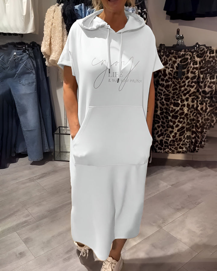 Audrey | Casual Dress with Hood
