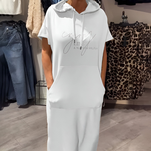 Audrey | Casual Dress with Hood