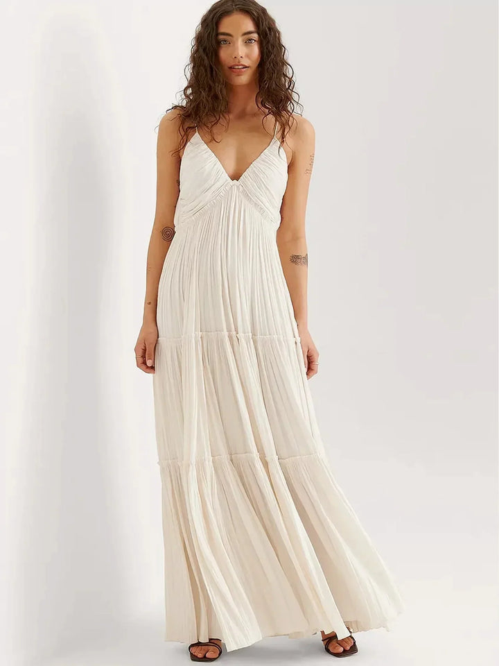 Lina | Cascade Maxi Dress