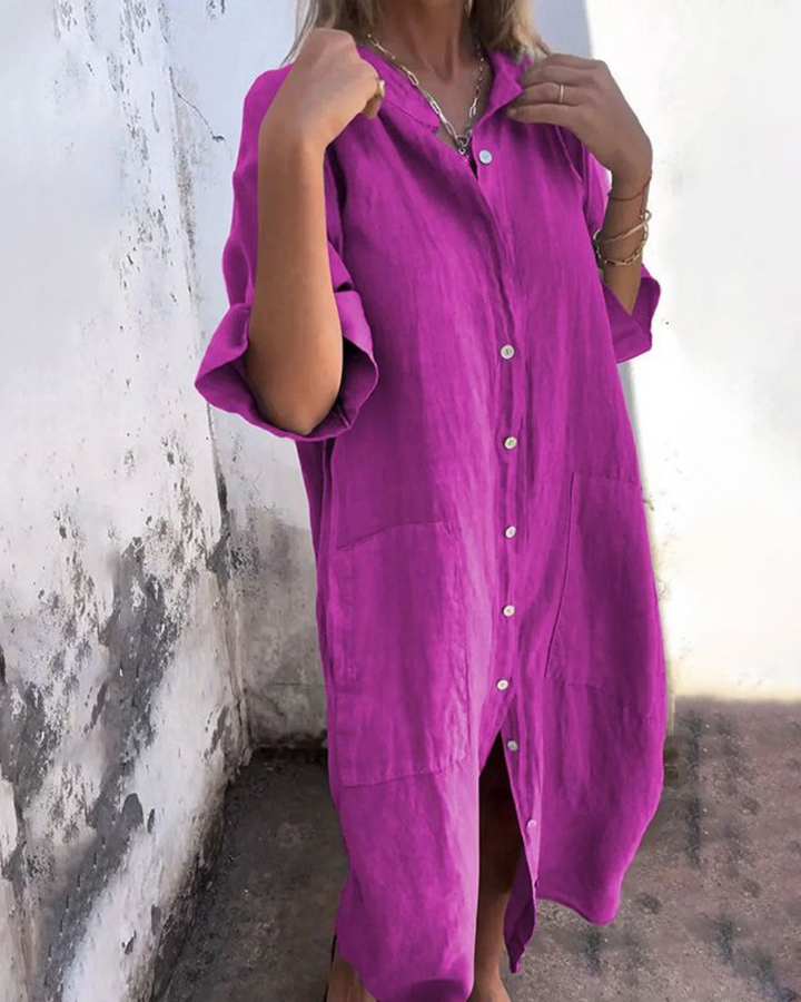 Layla | Bohemian Shirt Dress