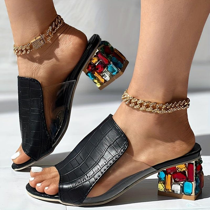 Savannah | Leather Heel Sandals
