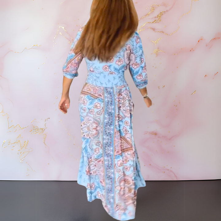 Calista | Elegant V-Neck Summer Dress