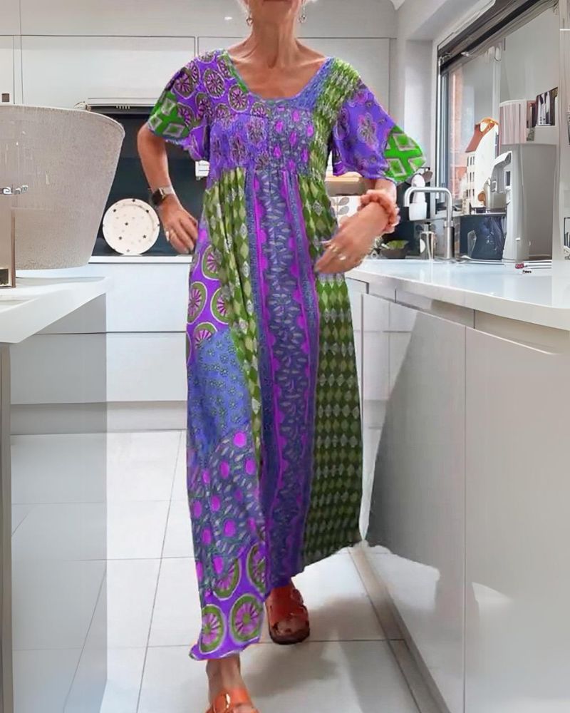 Melania | Colorful Bohemian Dress