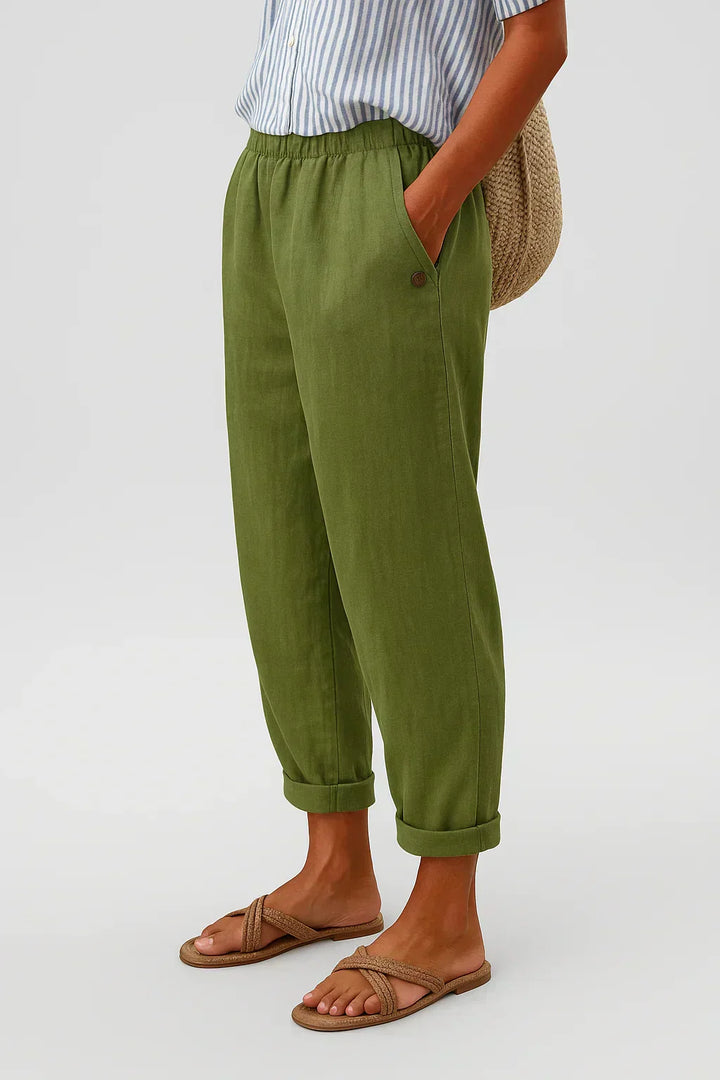 Piper | Stylish Linen Cotton Trousers
