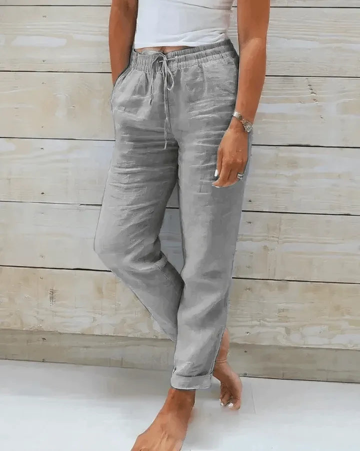 Evie | Lightweight Linen Pants