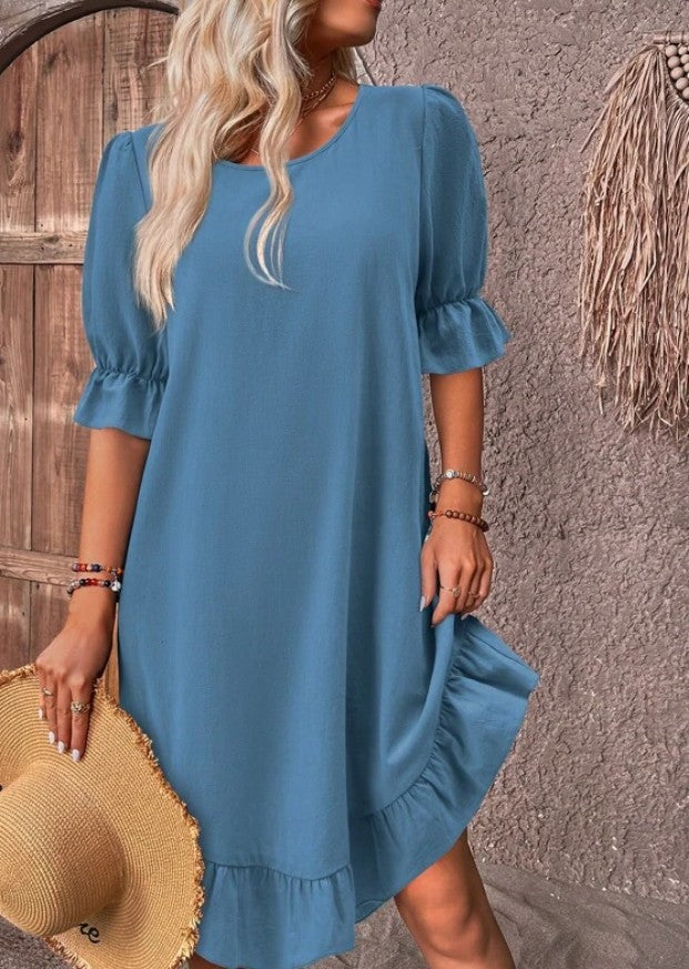 Vivian | Puff Sleeve Dress
