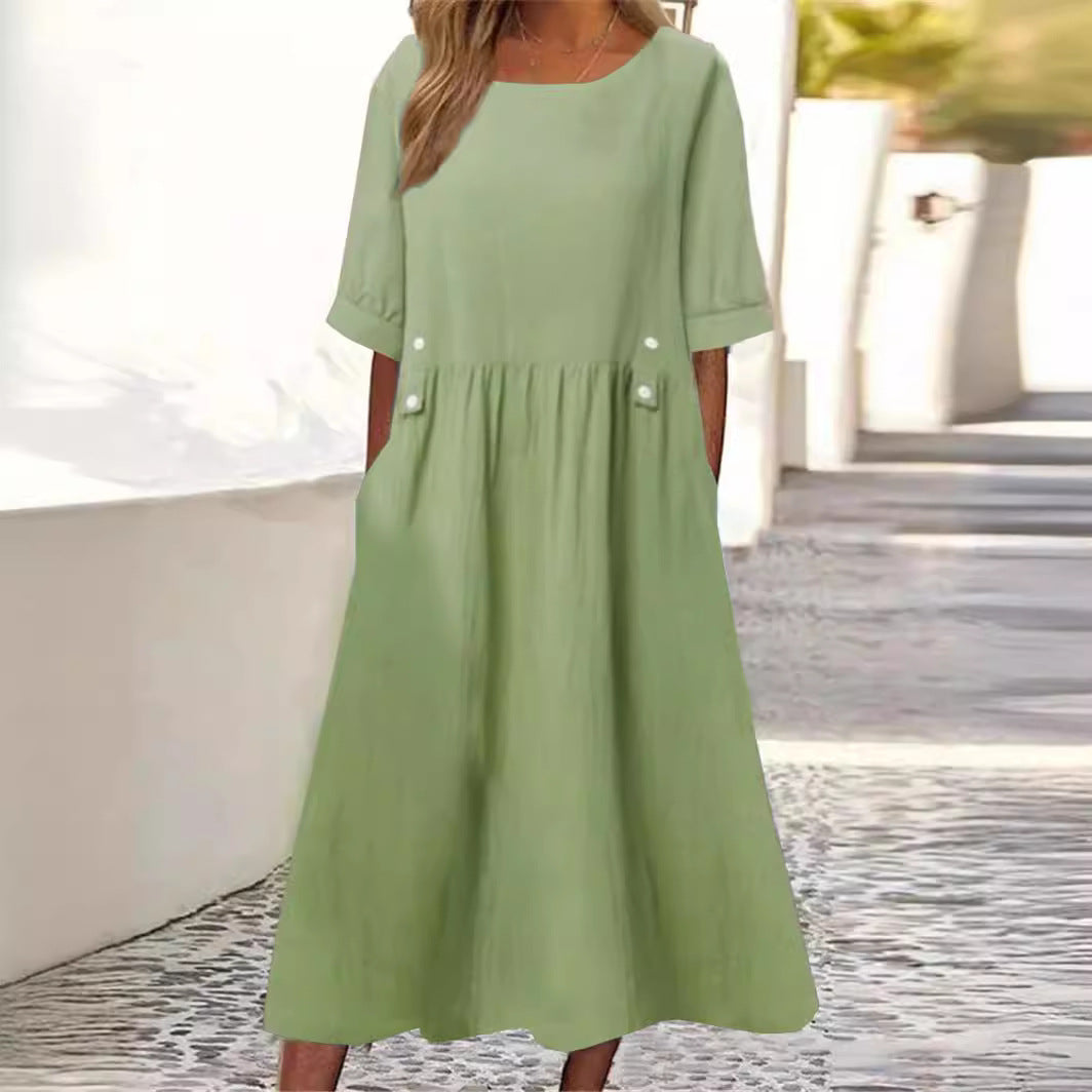 Mina | A-Line Midi Dress
