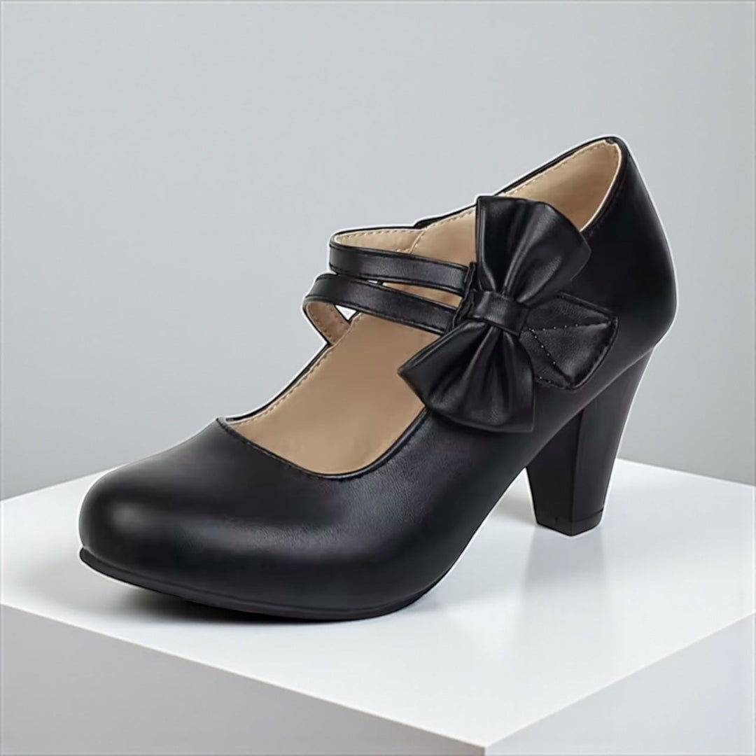 Olivia | Elegant Bow Heels