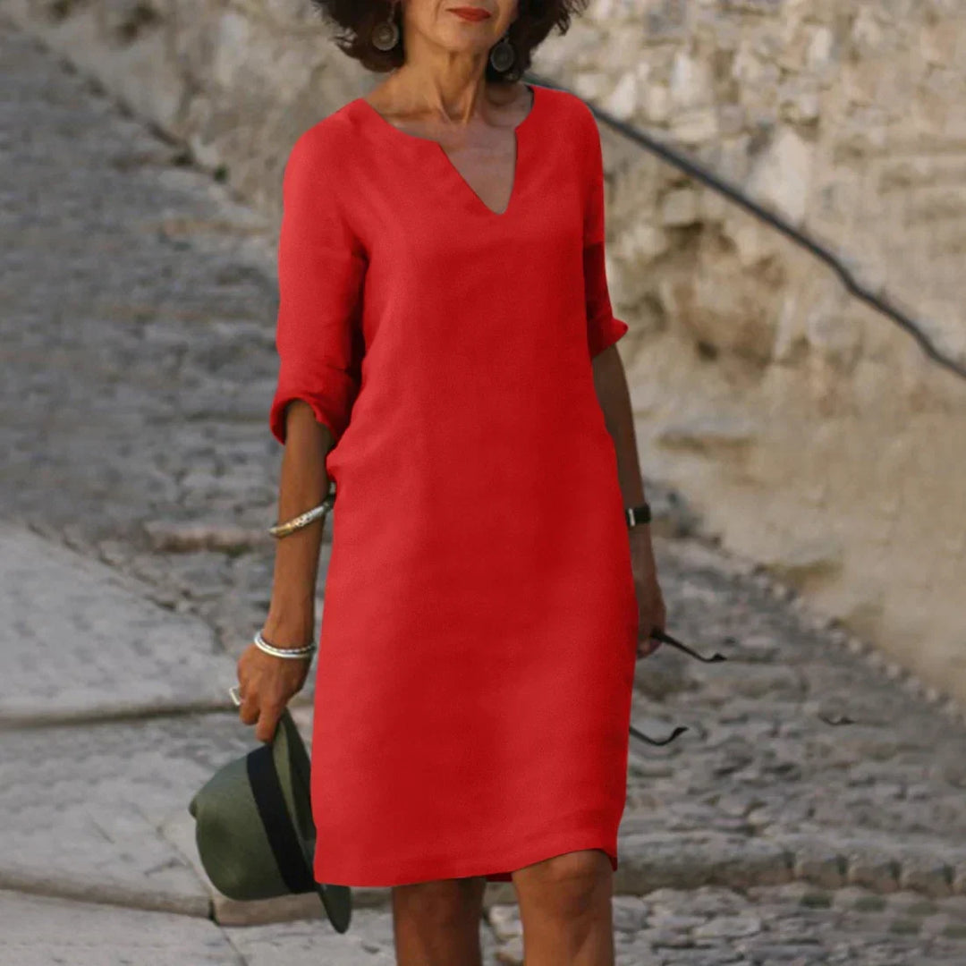 Alessia | Comfortable Linen Dress