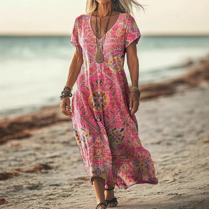Addison | Colourful Maxi Dress