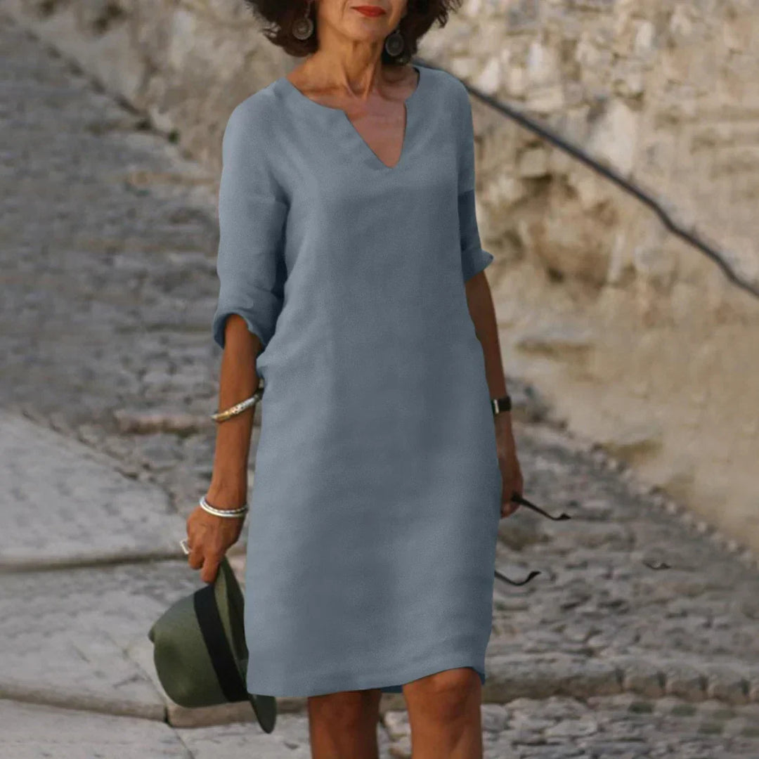 Alessia | Comfortable Linen Dress