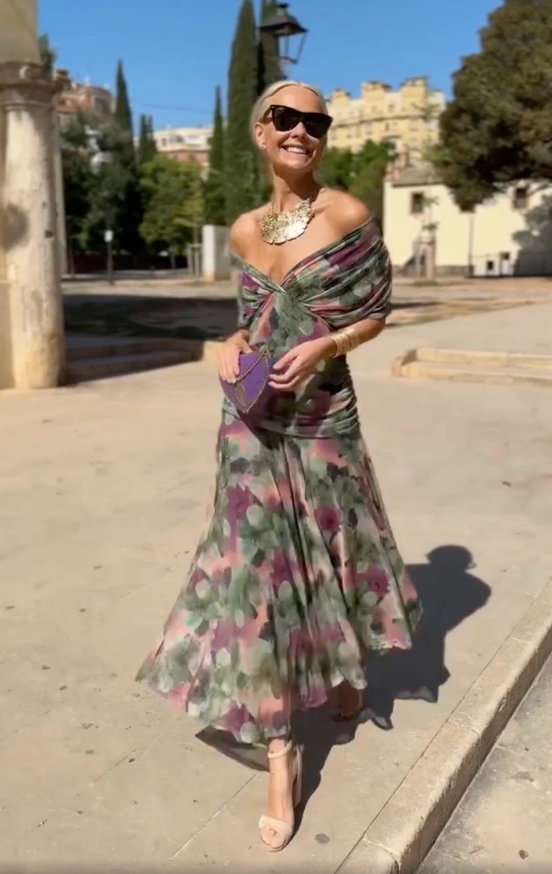 Raegan | Romantic Long Floral Dress