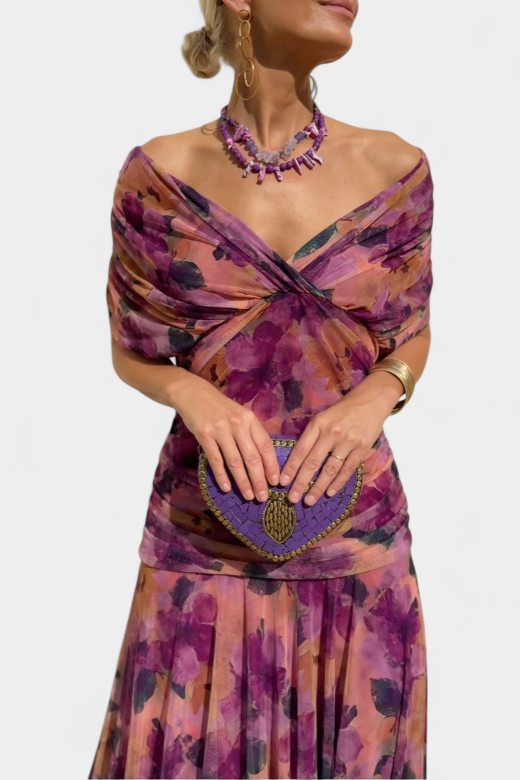Raegan | Romantic Long Floral Dress