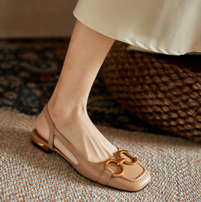 Riley | Elegant Orthopedic Square Heel Sandals