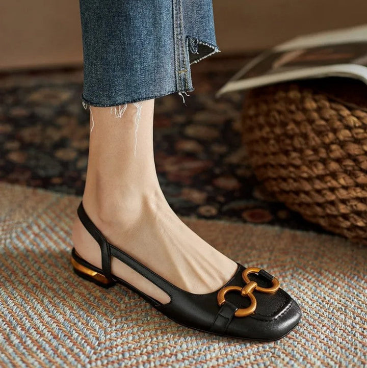 Riley | Elegant Orthopedic Square Heel Sandals