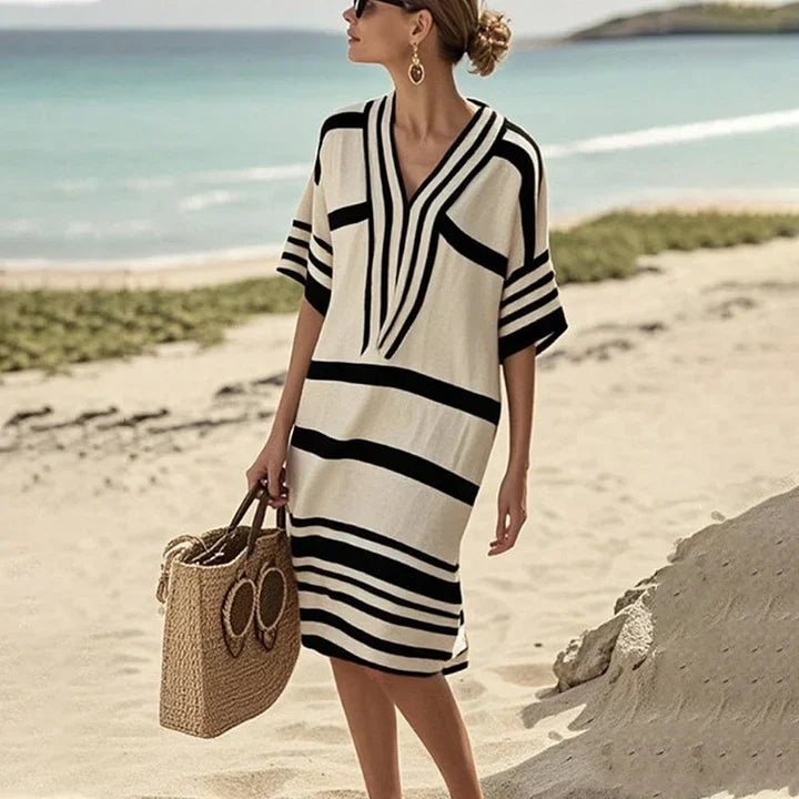 Zoe | Flowing Striped Dress