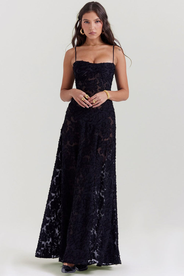 Alessia | Floral Embroidered Dress