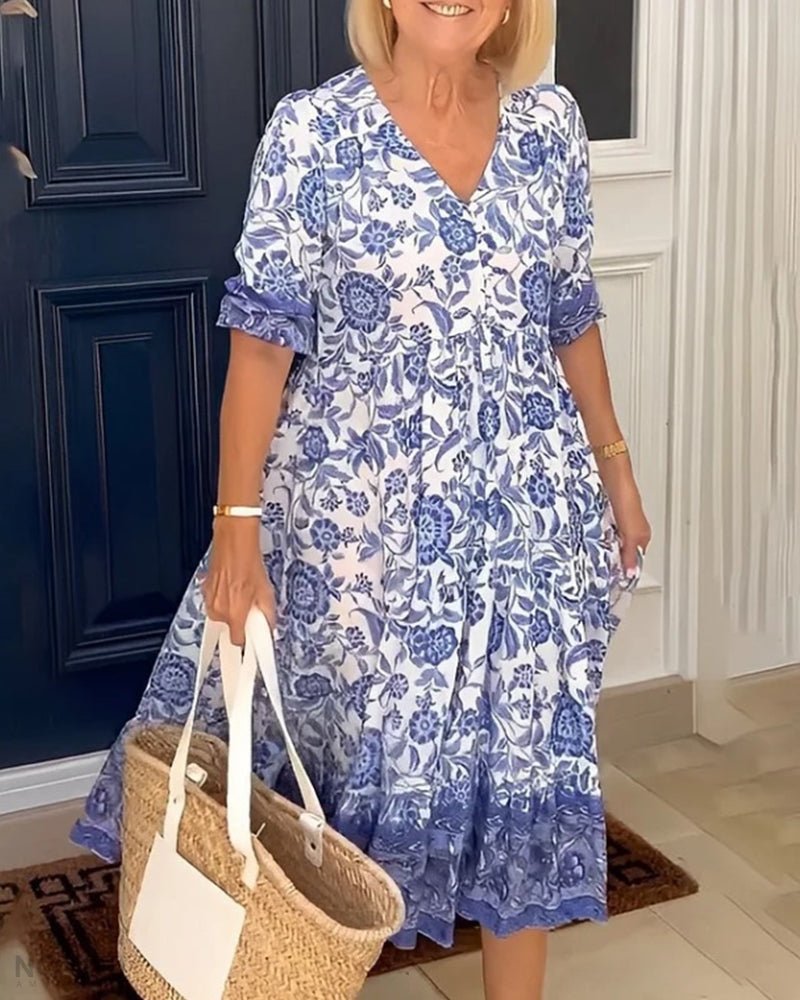Aria | Elegant Floral Dress