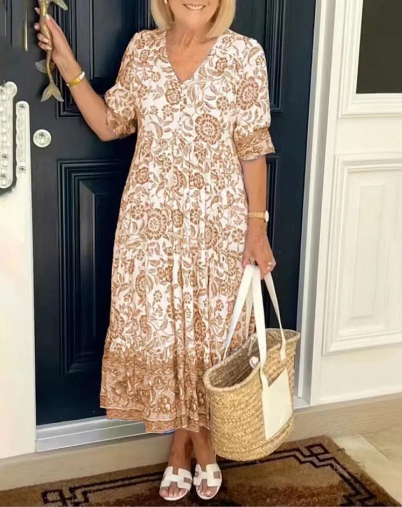 Aria | Elegant Floral Dress