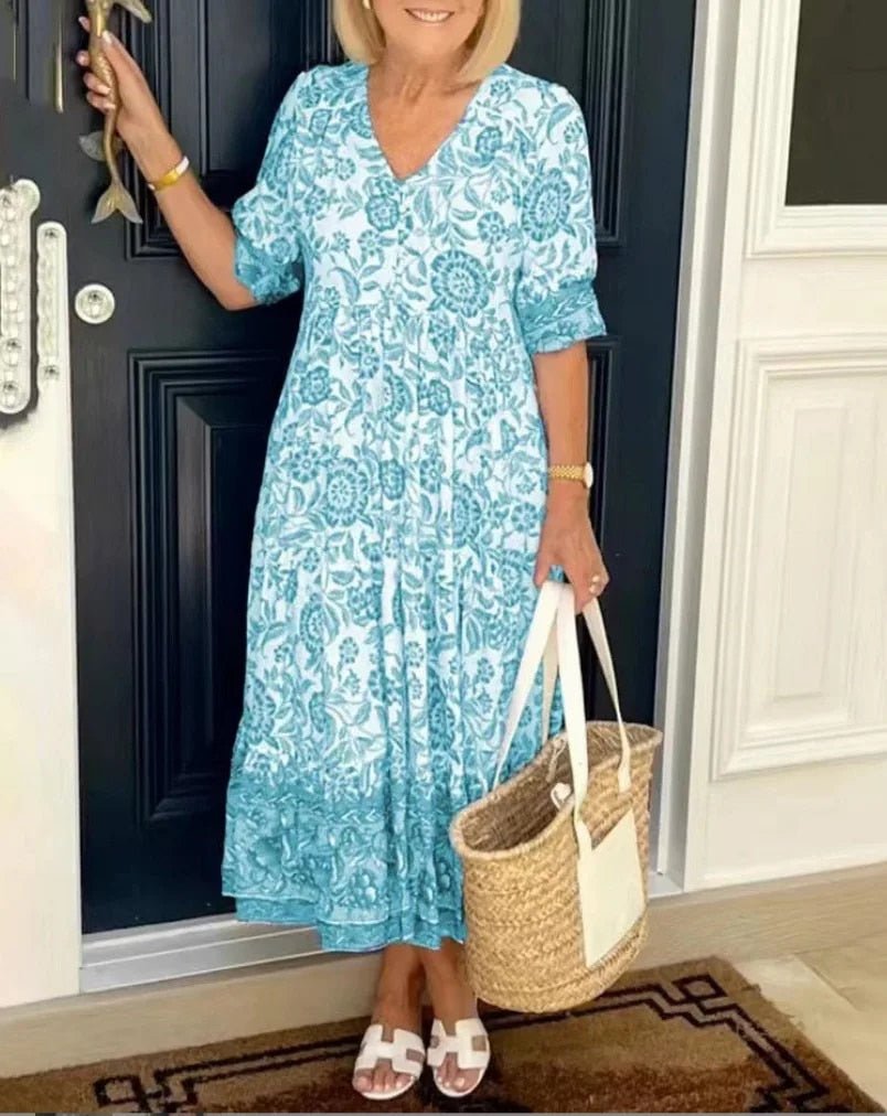 Aria | Elegant Floral Dress