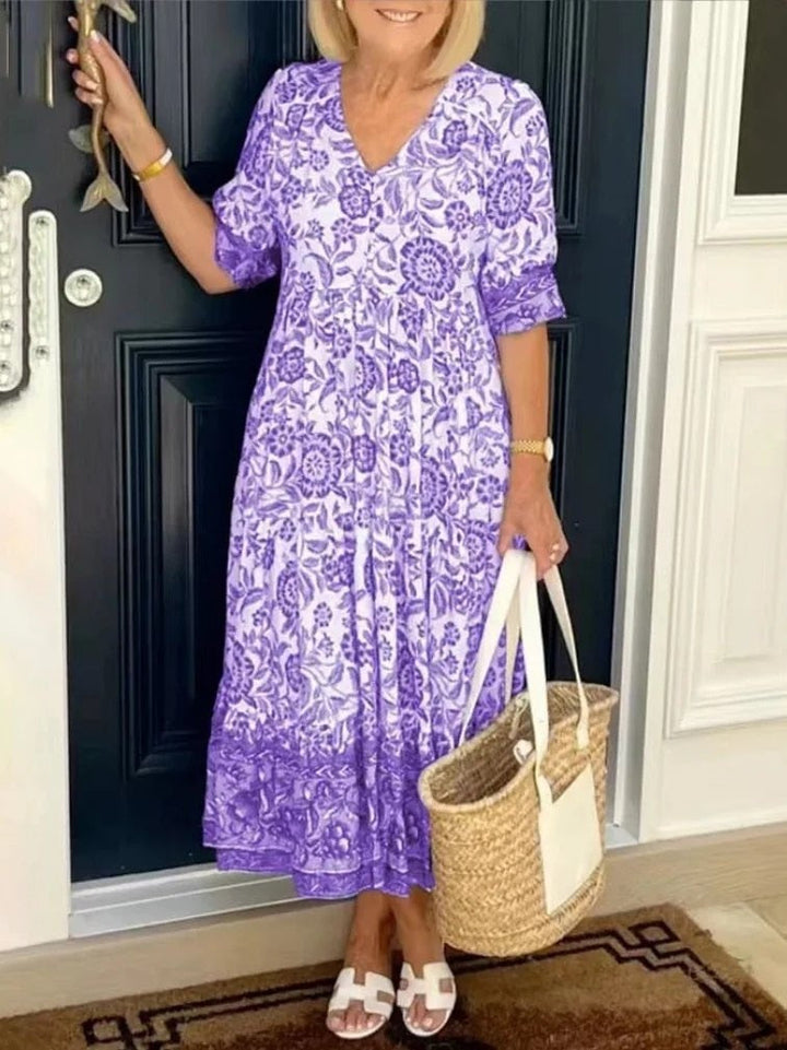 Aria | Elegant Floral Dress
