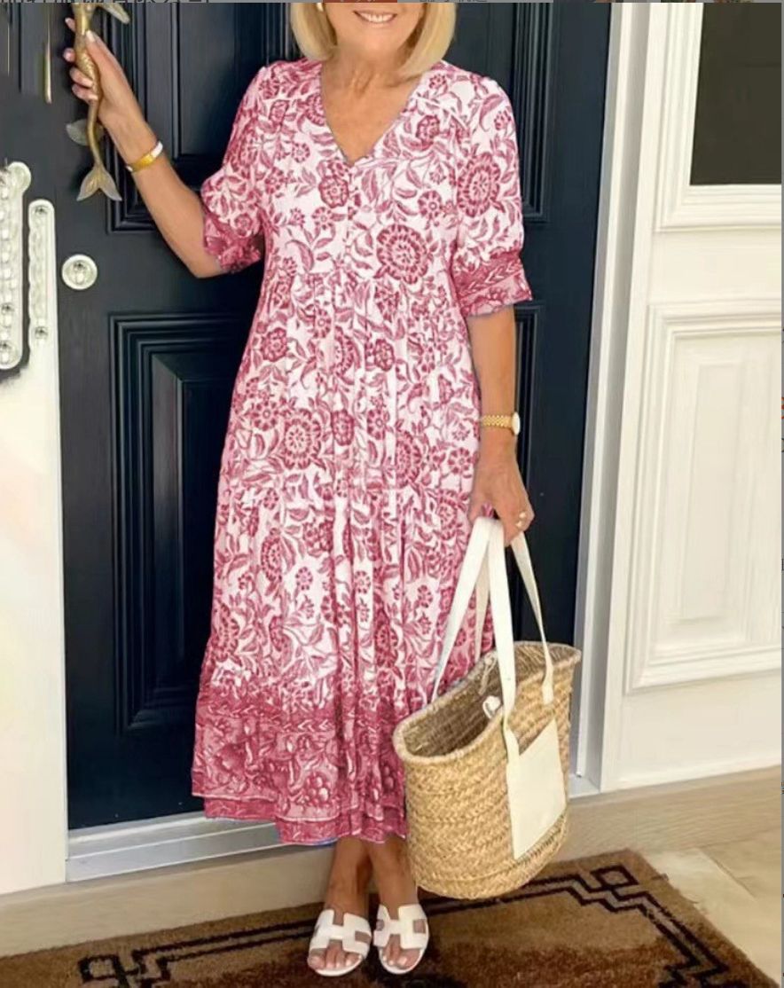Aria | Elegant Floral Dress