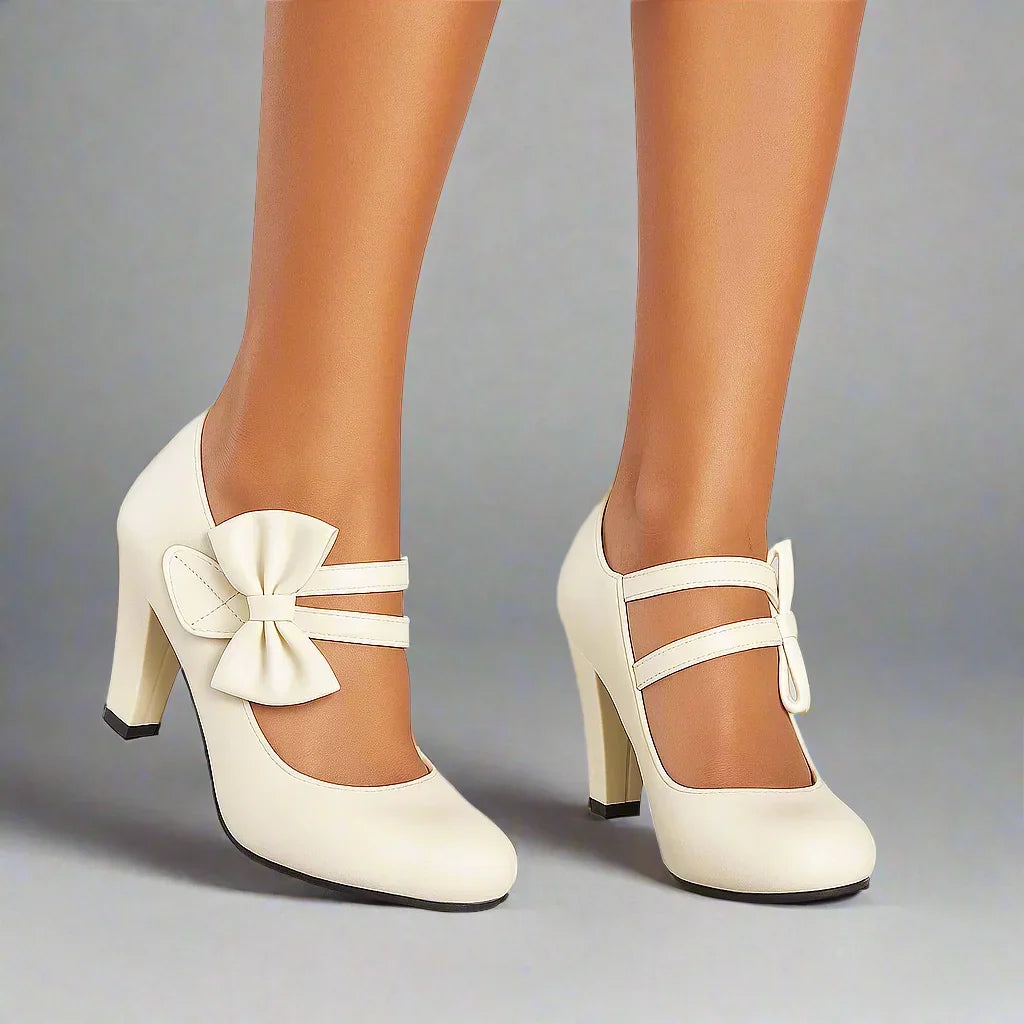 Olivia | Elegant Bow Heels