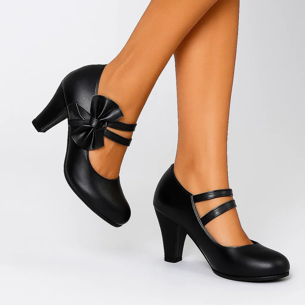 Olivia | Elegant Bow Heels