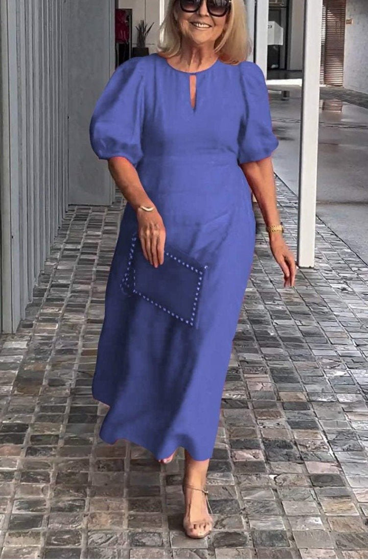Carla | Elegant Puff-Sleeve Dress