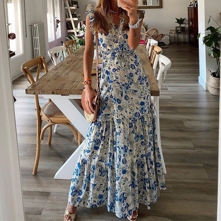 Dahlia | Floral Maxi Dress