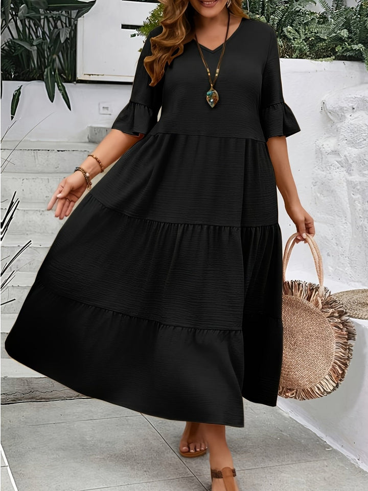 Delphine | Elegant Layered Dress