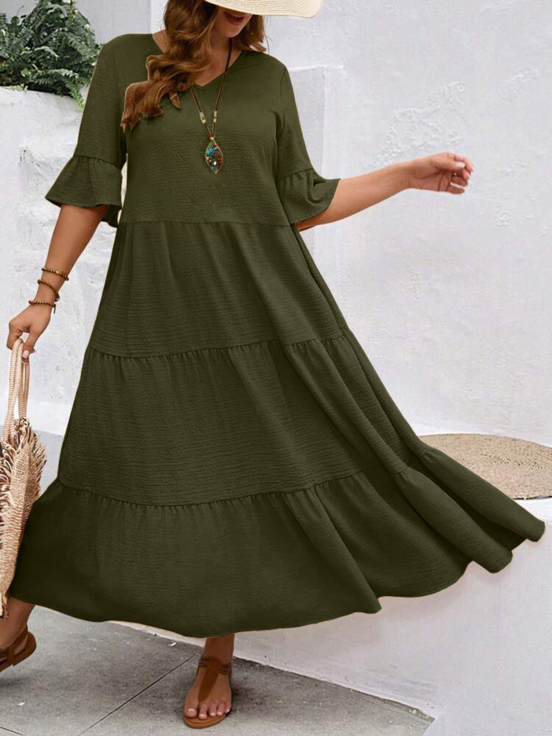 Delphine | Elegant Layered Dress