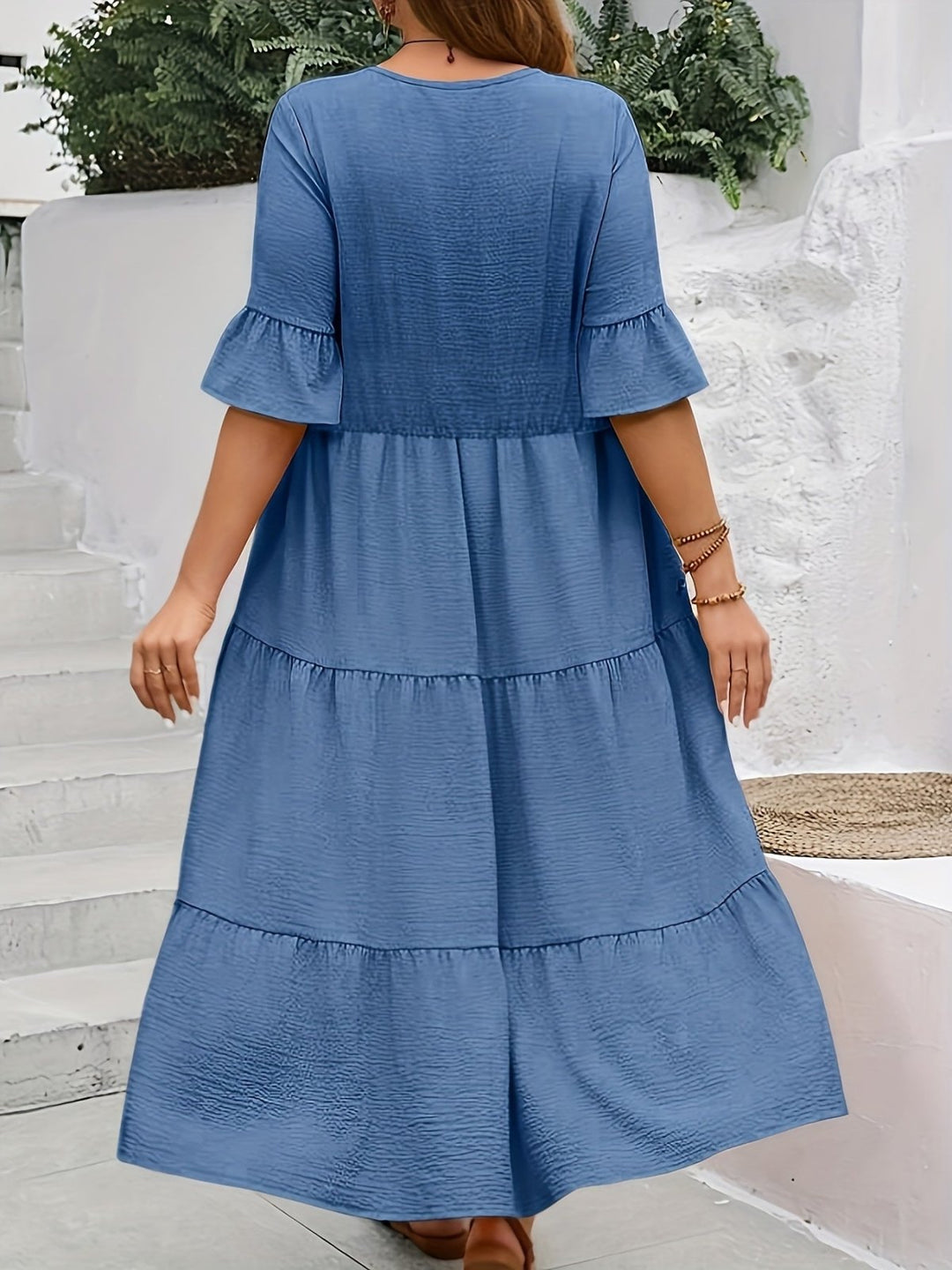 Delphine | Elegant Layered Dress