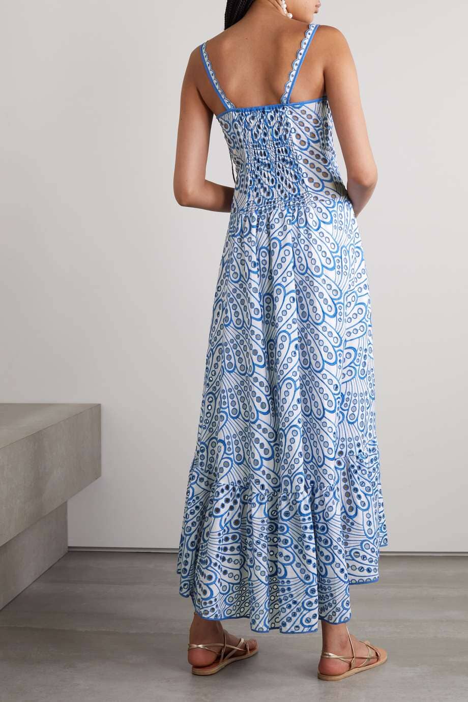 Dolly | Lace Midi Bustier Dress