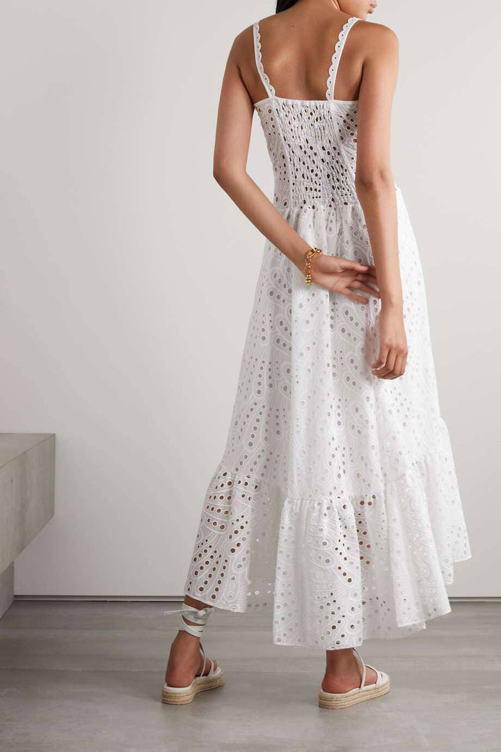 Dolly | Lace Midi Bustier Dress
