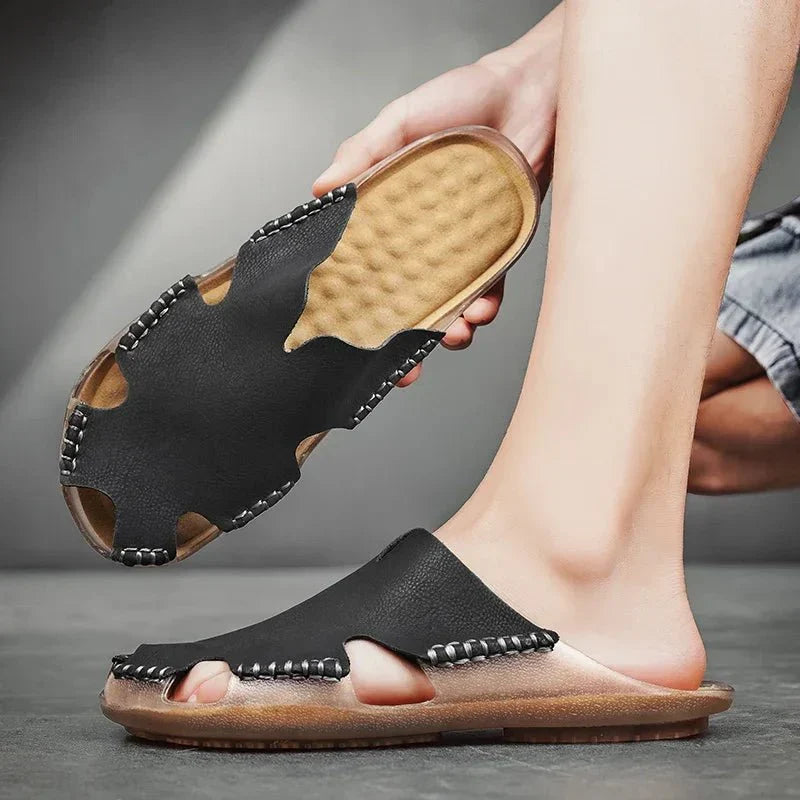 Jalen | Handmade-Style Slip-On Sandals