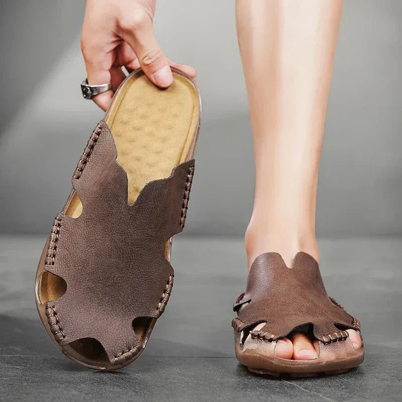 Jalen | Handmade-Style Slip-On Sandals