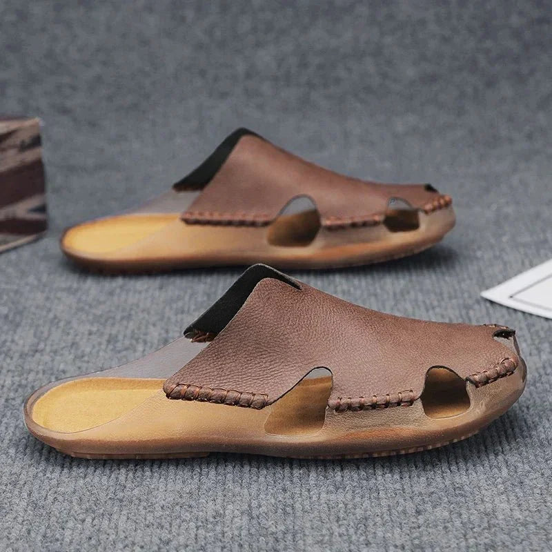 Jalen | Handmade-Style Slip-On Sandals