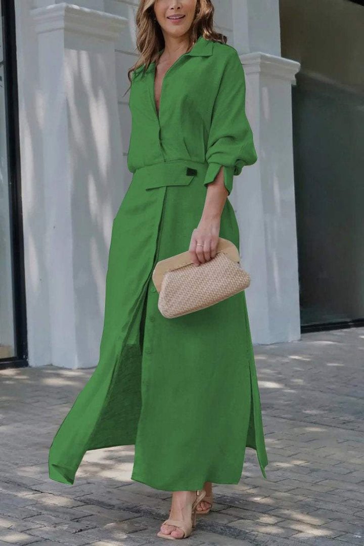 Isolde | V-Neck Maxi Dress