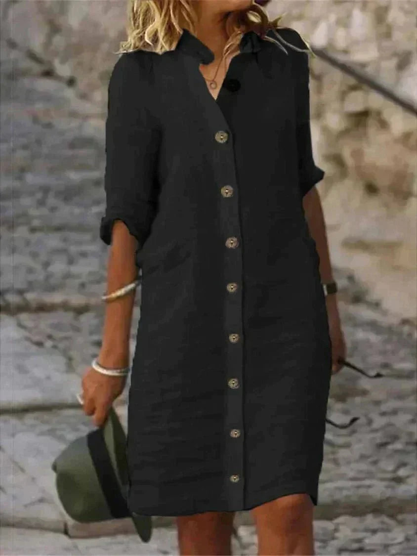 Delilah | Button-Front Dress