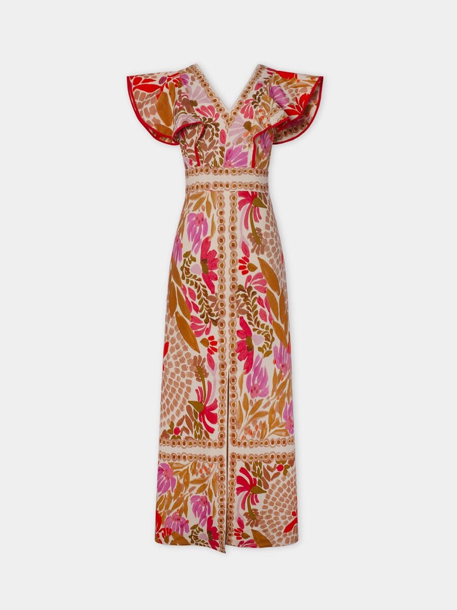 Olivia | Colorful Maxi Dress
