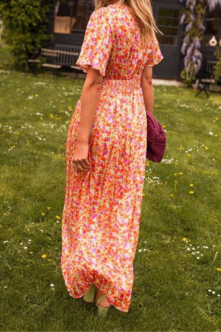 Sandra | Elegant Maxi Dress with V-Neck