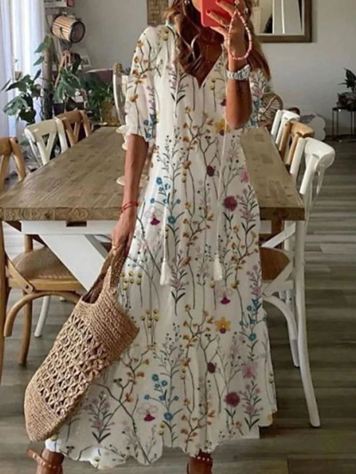 Tayla | Summer Dress with Floral Print
