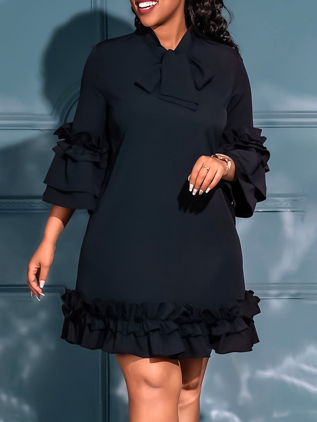 Valeria | Elegant Dress with Ruffles