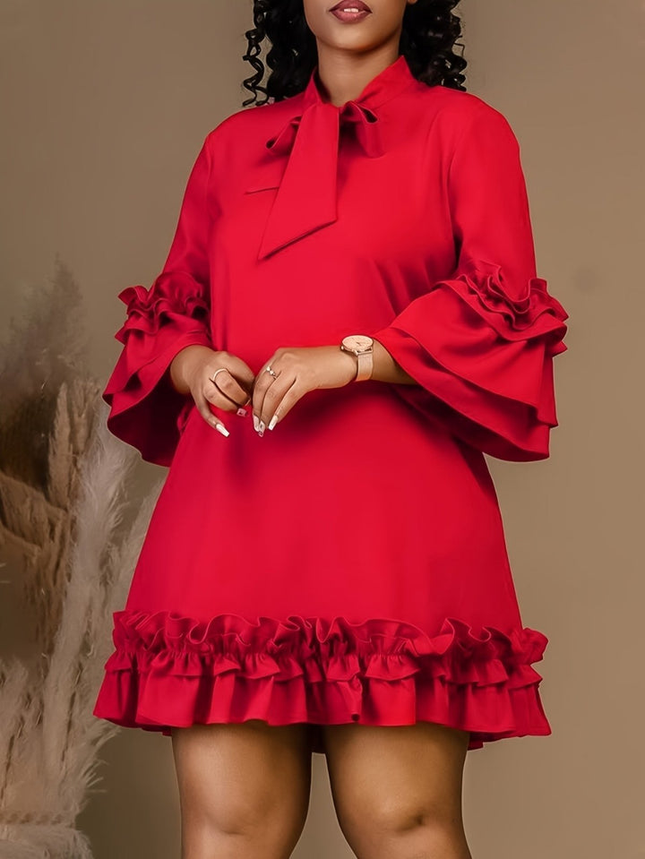 Valeria | Elegant Dress with Ruffles